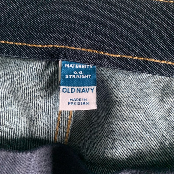 Old Navy maternity low front panel straight leg jeans - Picture 3 of 5